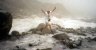Me, jumping across the Carbon river
